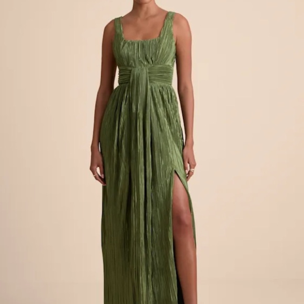 Lulu's Olive Green Bridesmaid Dress